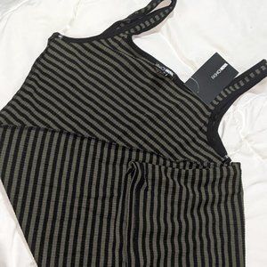 Striped casual midi fashion Nova dress